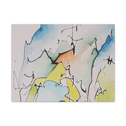 Misty Mountains Canvas Gallery Wraps 24″ x 18″ 1.25"