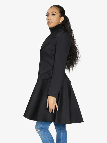 Spring/Summer Double Breasted Skater Coat (1102-SP) - - Jackets & Coats