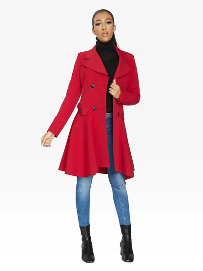 Spring/Summer Double Breasted Skater Coat (1102-SP) - - Jackets & Coats
