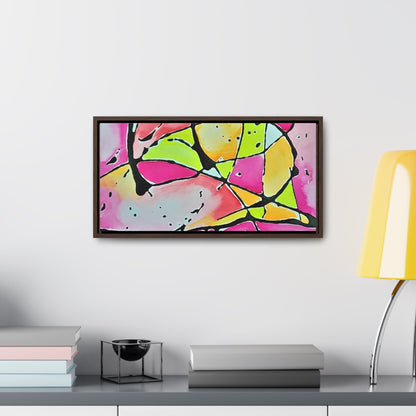 Pink Mouse Gallery Canvas Wraps Horizontal Frame 20″ x 10″ Walnut 1.25"