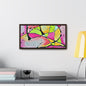 Pink Mouse Gallery Canvas Wraps Horizontal Frame 20″ x 10″ Walnut 1.25"