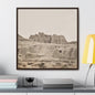 West Gallery Canvas Wraps Square Frame 30″ x 30″ Premium Gallery Wraps (1.25″) Walnut