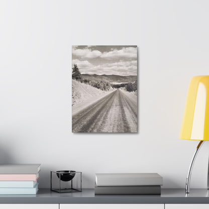 Western Road Stretched Canvas 1.5" 12″ x 16″