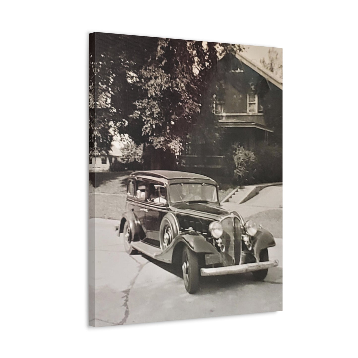 Classic Car Stretched Canvas