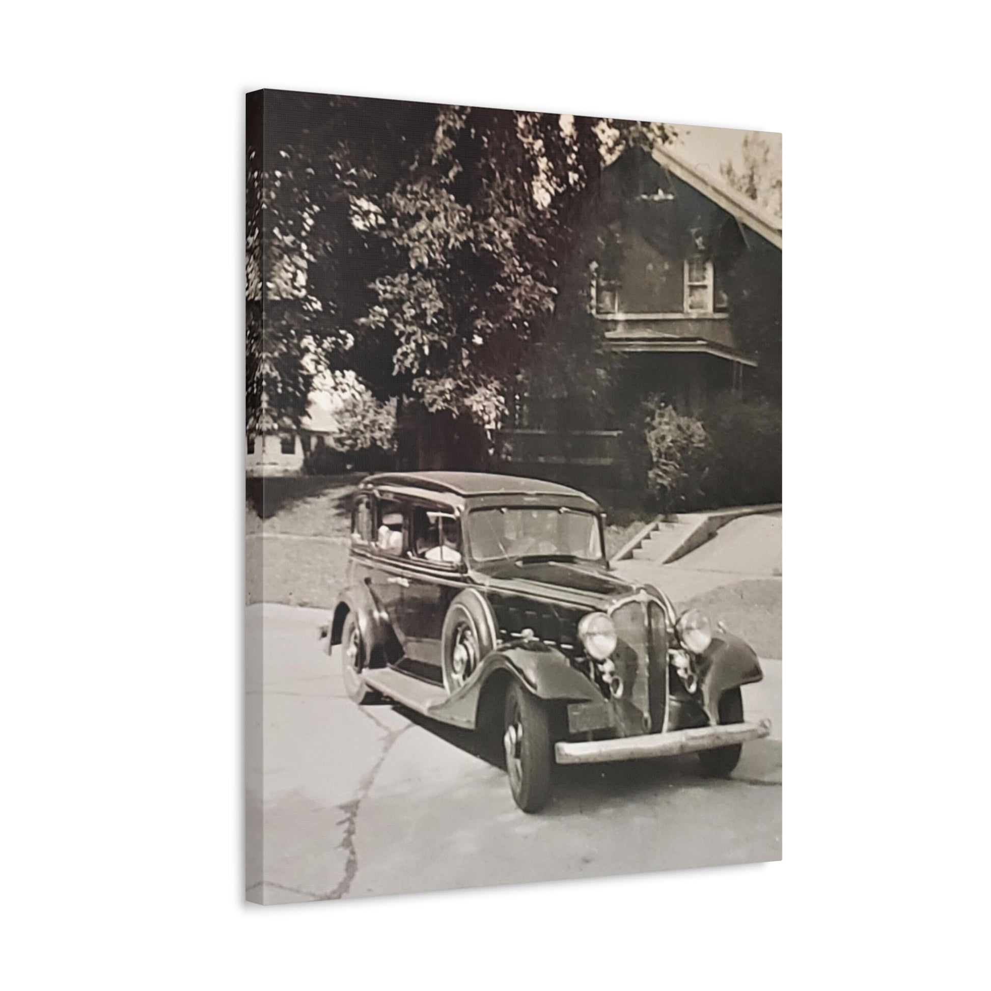 Classic Car Stretched Canvas