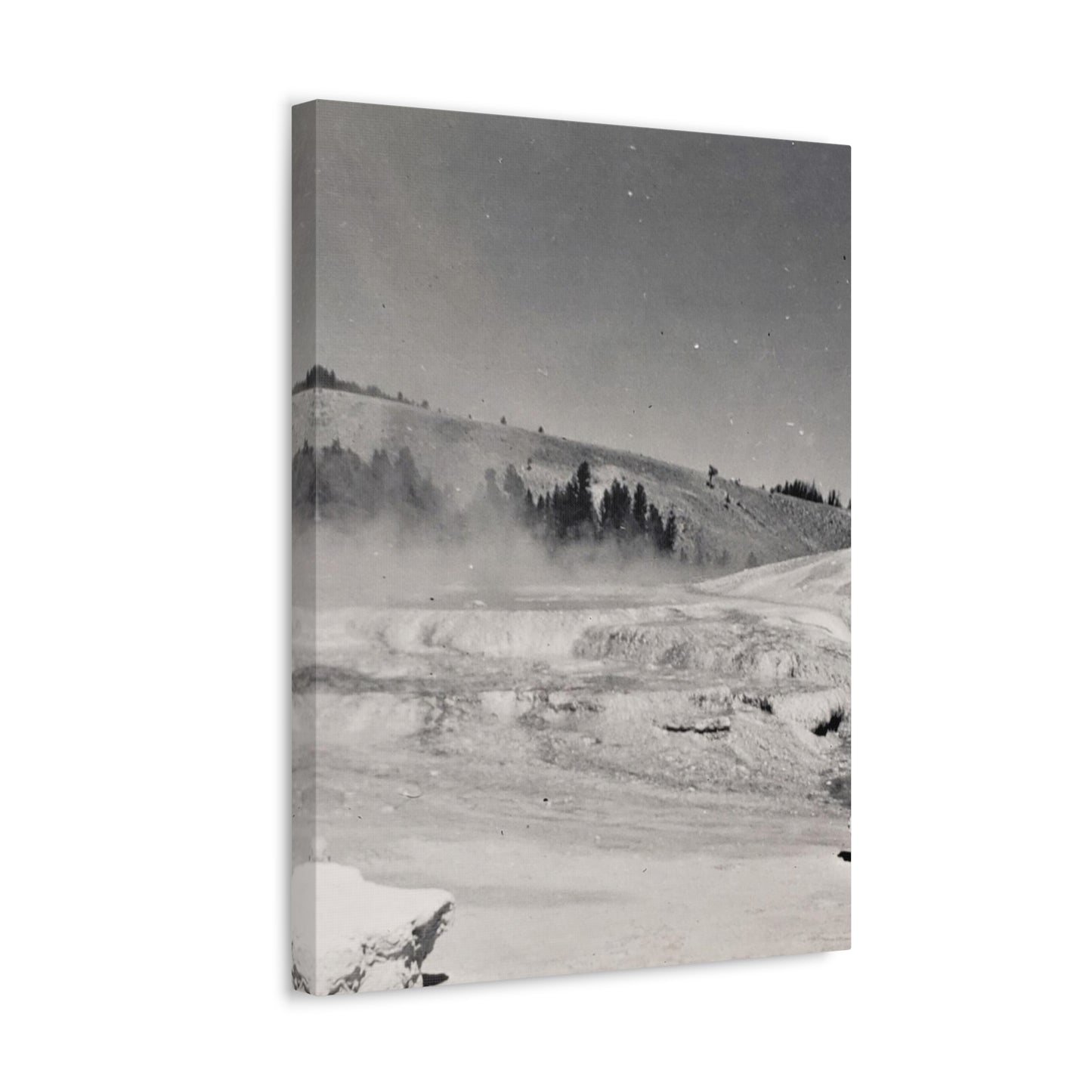 Mammoth Hot Springs Stretched Canvas