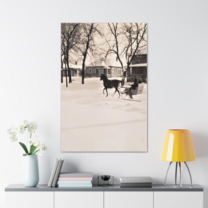 Carriage Ride Canvas Gallery Wraps 32″ x 48″ 1.25"