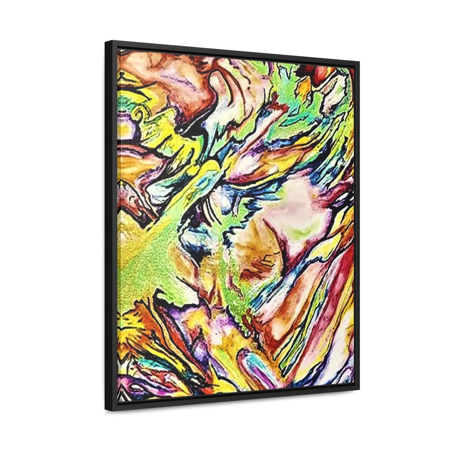 Phoenix Rising Gallery Canvas Wraps, Vertical Frame