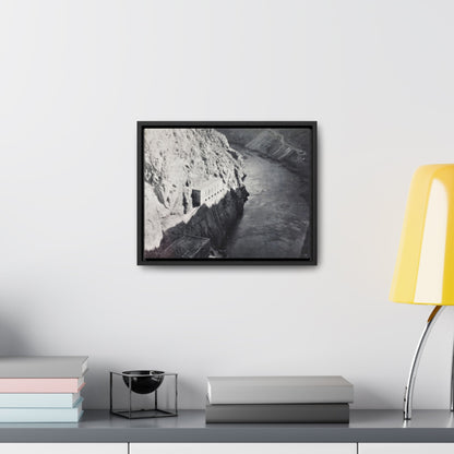 Boulder Dam Gallery Canvas Wraps Horizontal Frame 14″ x 11″ Black 1.25"