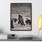 Yellowstone Grizzly Bears Gallery Canvas Wraps 18″ x 24″ Premium Gallery Wraps (1.25″) Black