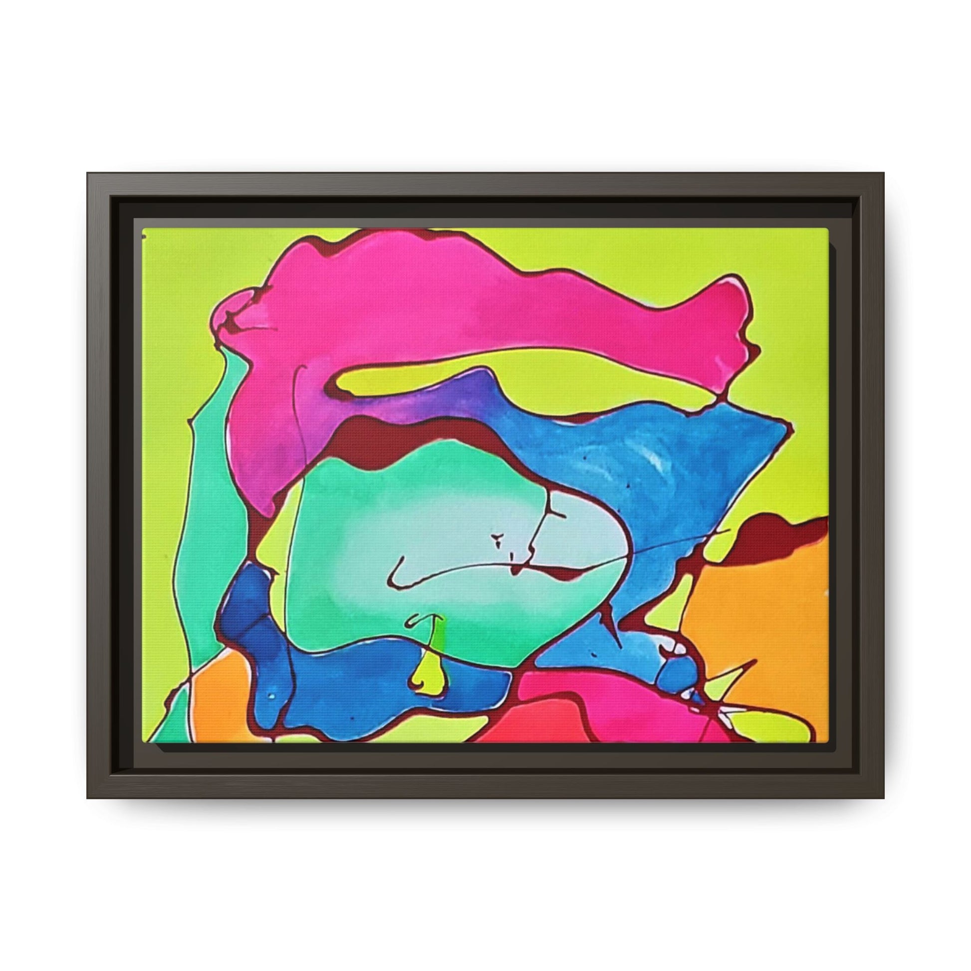 Kool Kid Matte Canvas Framed - Kia Day Design