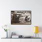 Concrete Worker Gallery Canvas Wraps Horizontal Frame 36″ x 24″ Black Premium Gallery Wraps (1.25″)