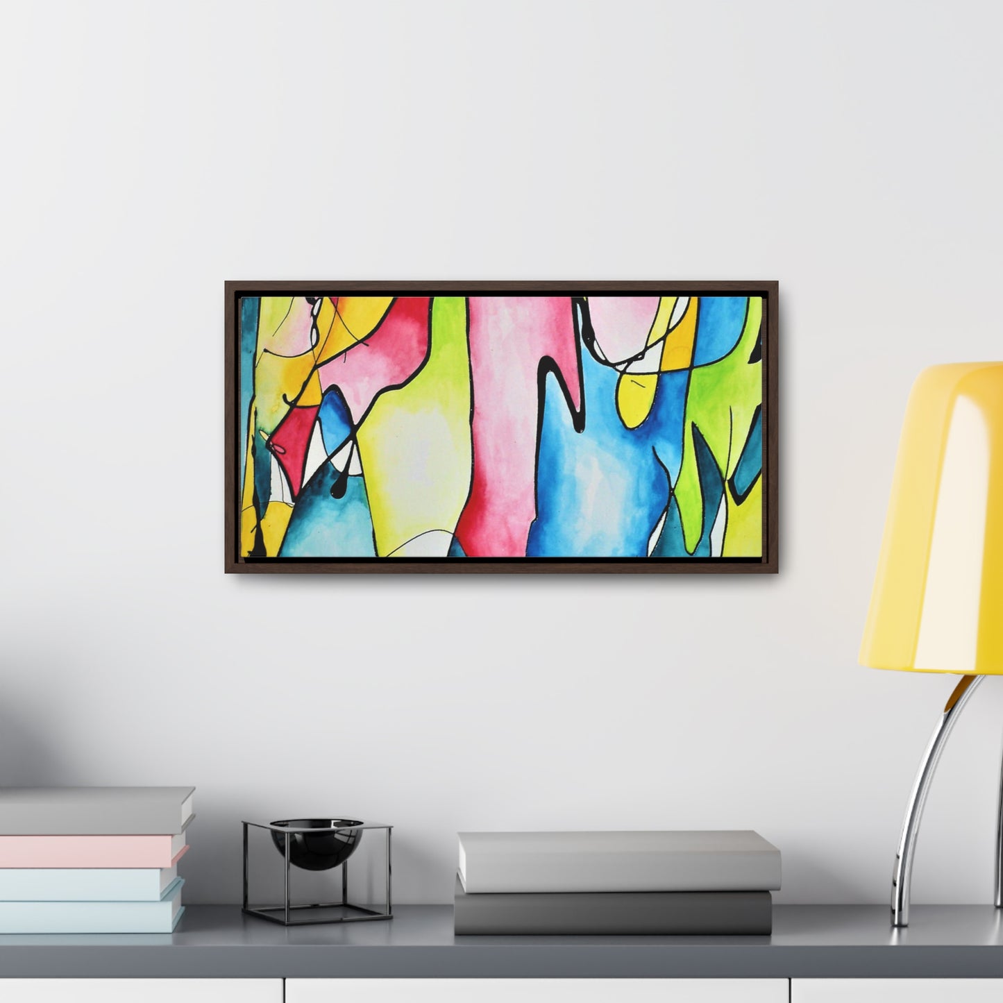 Blue Flame Gallery Canvas Wraps, Horizontal Frame