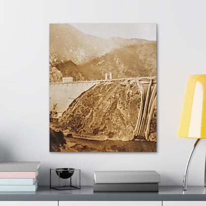 Back View Morris Dam Spillway Canvas Gallery Wraps 20″ x 24″ 1.25"