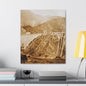 Back View Morris Dam Spillway Canvas Gallery Wraps 20″ x 24″ 1.25"