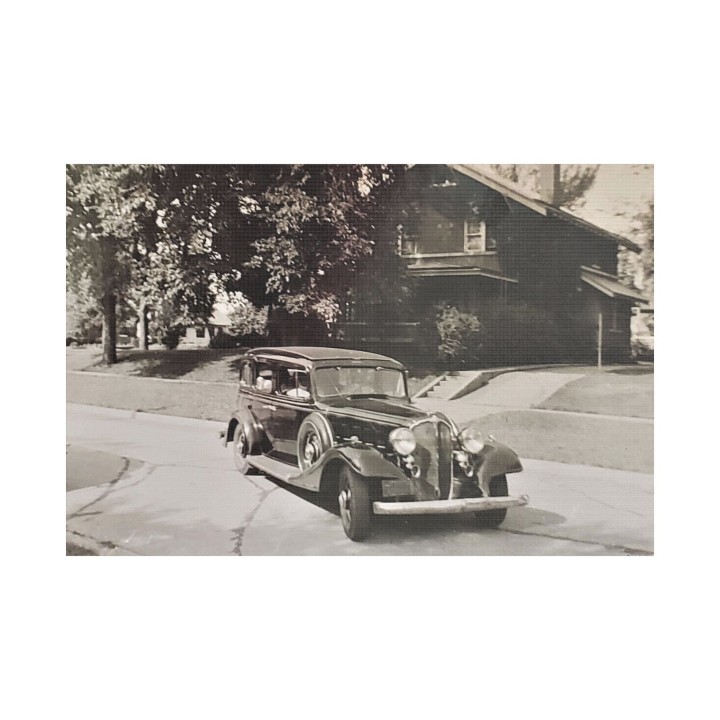 Classic Car Satin Canvas, Stretched