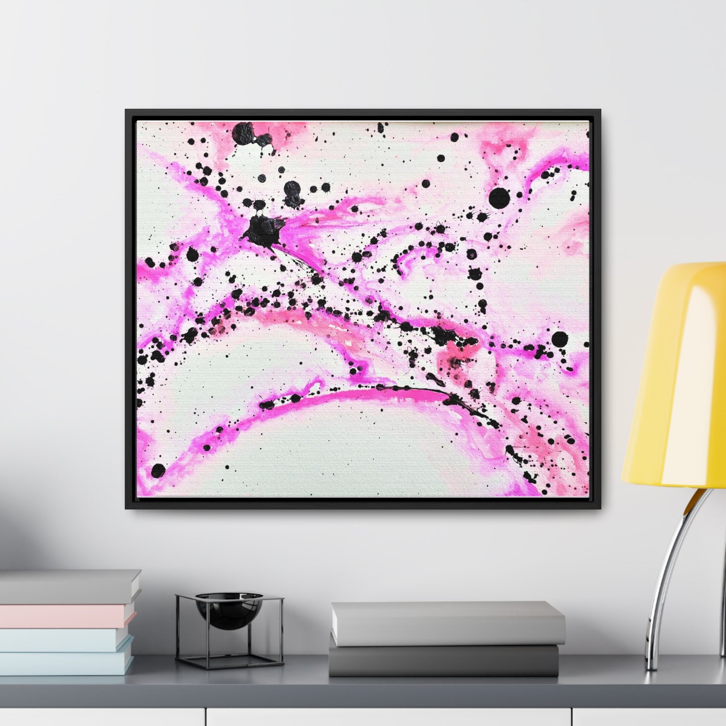 Neon Lightning Gallery Canvas Wraps, Horizontal Frame