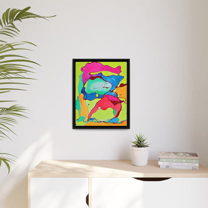 Kool Kid Matte Canvas Framed - Kia Day Design