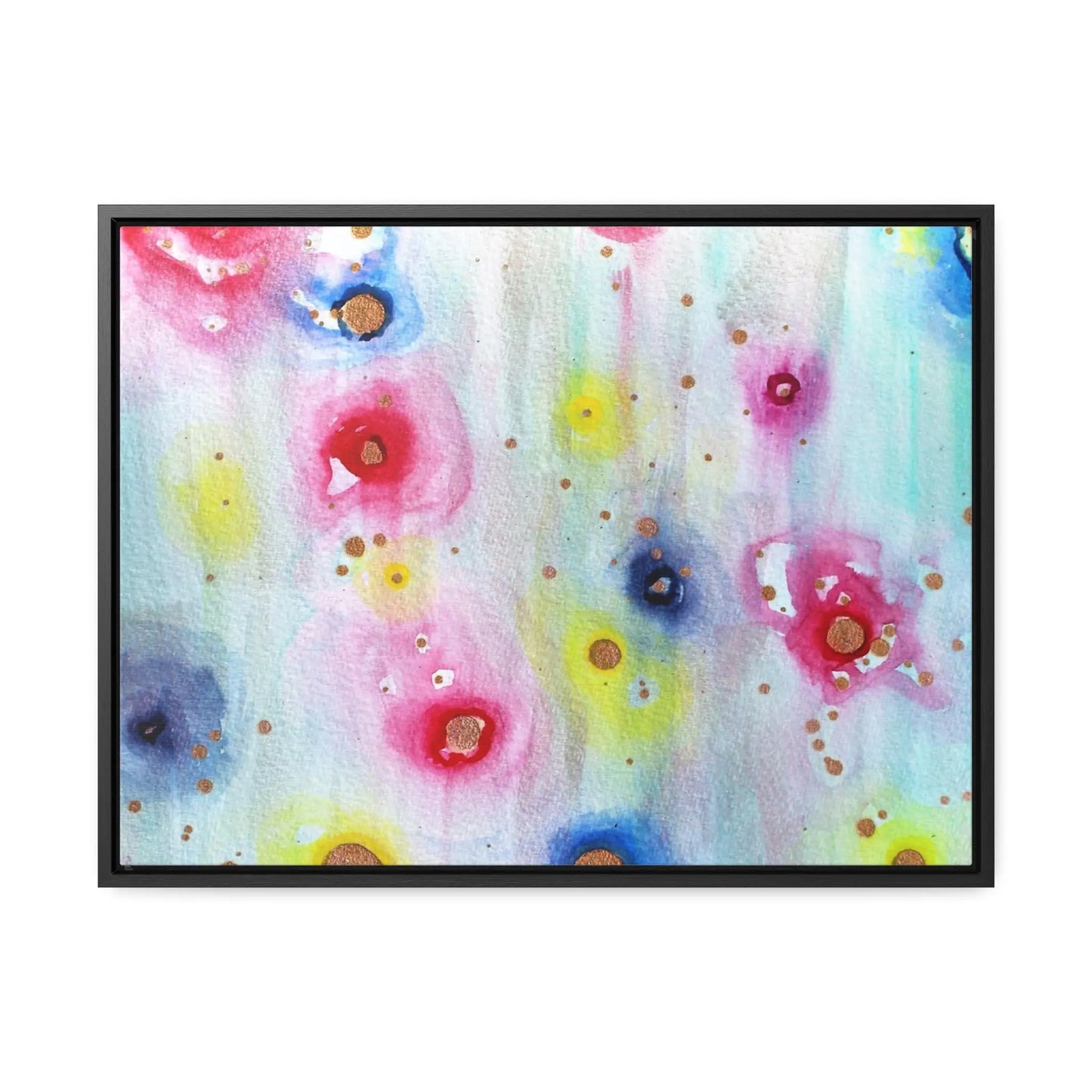 Raining Blooms Gallery Canvas Wraps, Horizontal Frame 24″ x 18″ Premium Gallery Wraps (1.25″)