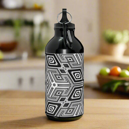Black and White Diamond Oregon Sport Bottle