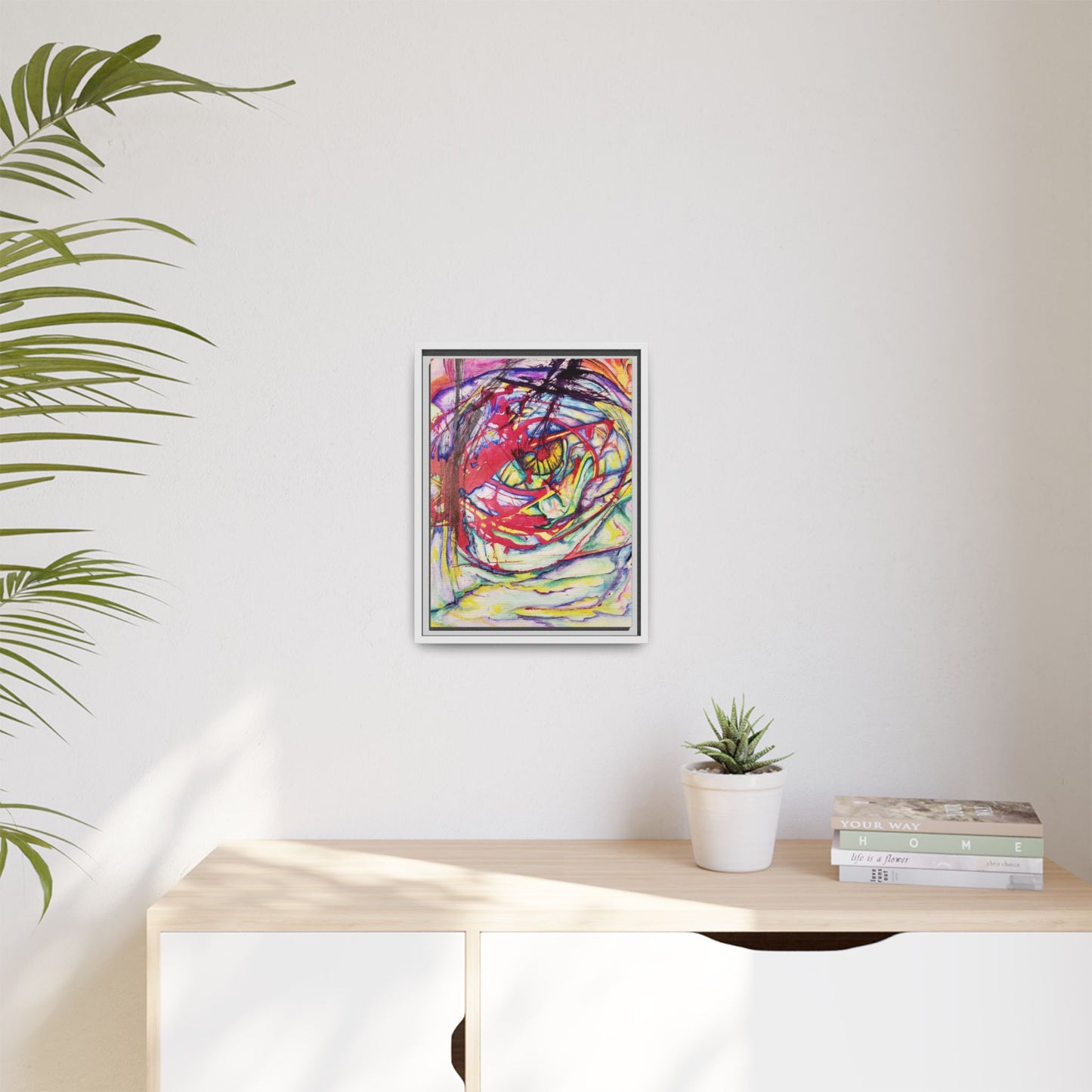 The Eye Framed Art Print - Kia Day Design