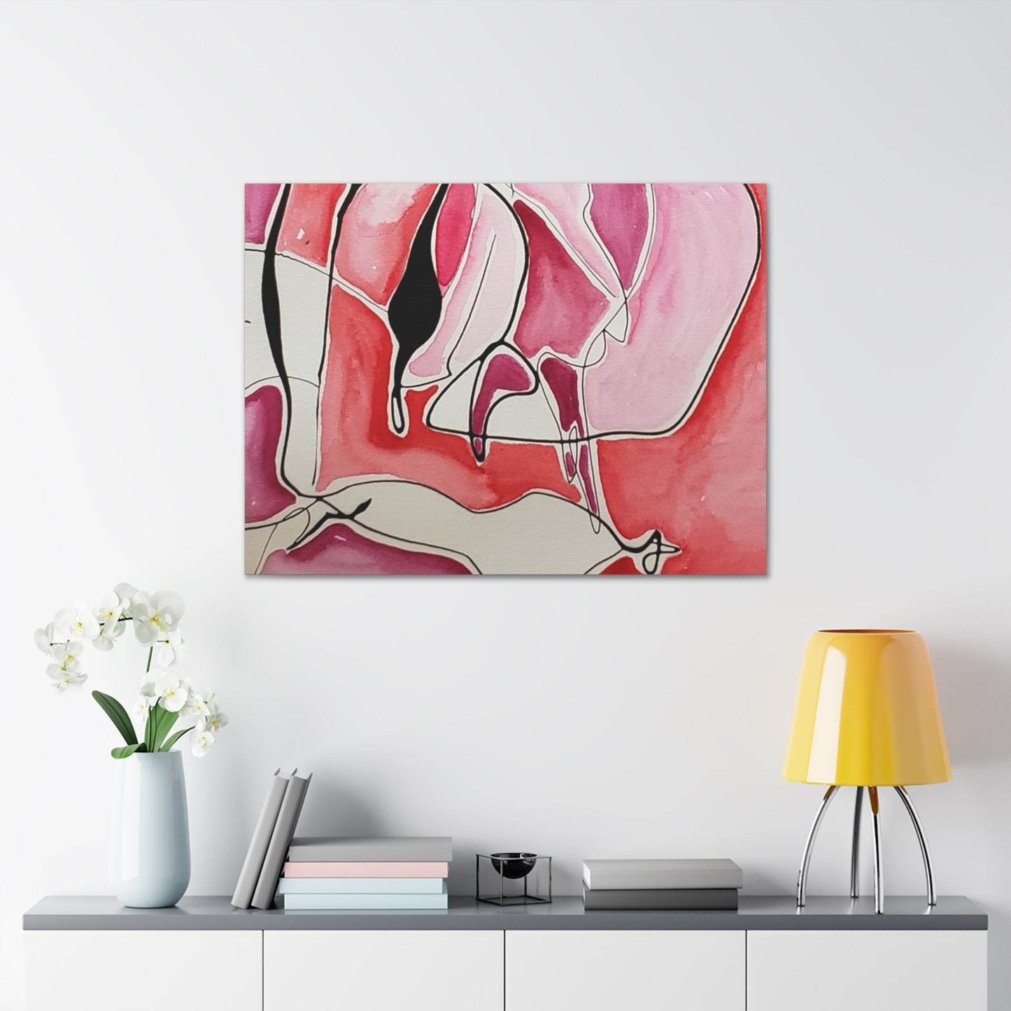 Red Fangs Canvas Gallery Wraps 40″ x 30″ 1.25"