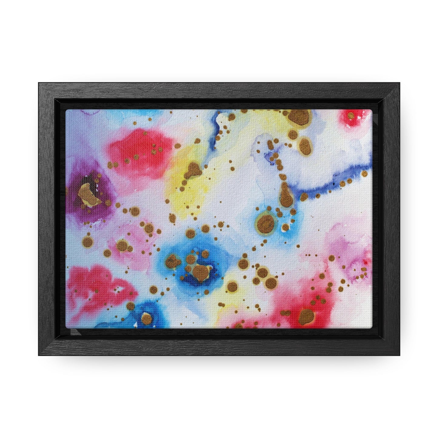 Purple Swirl Gallery Canvas Wraps, Horizontal Frame