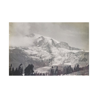 Mount Rainier Satin Canvas Stretched 36″ x 24″ (Horizontal) 1.5"