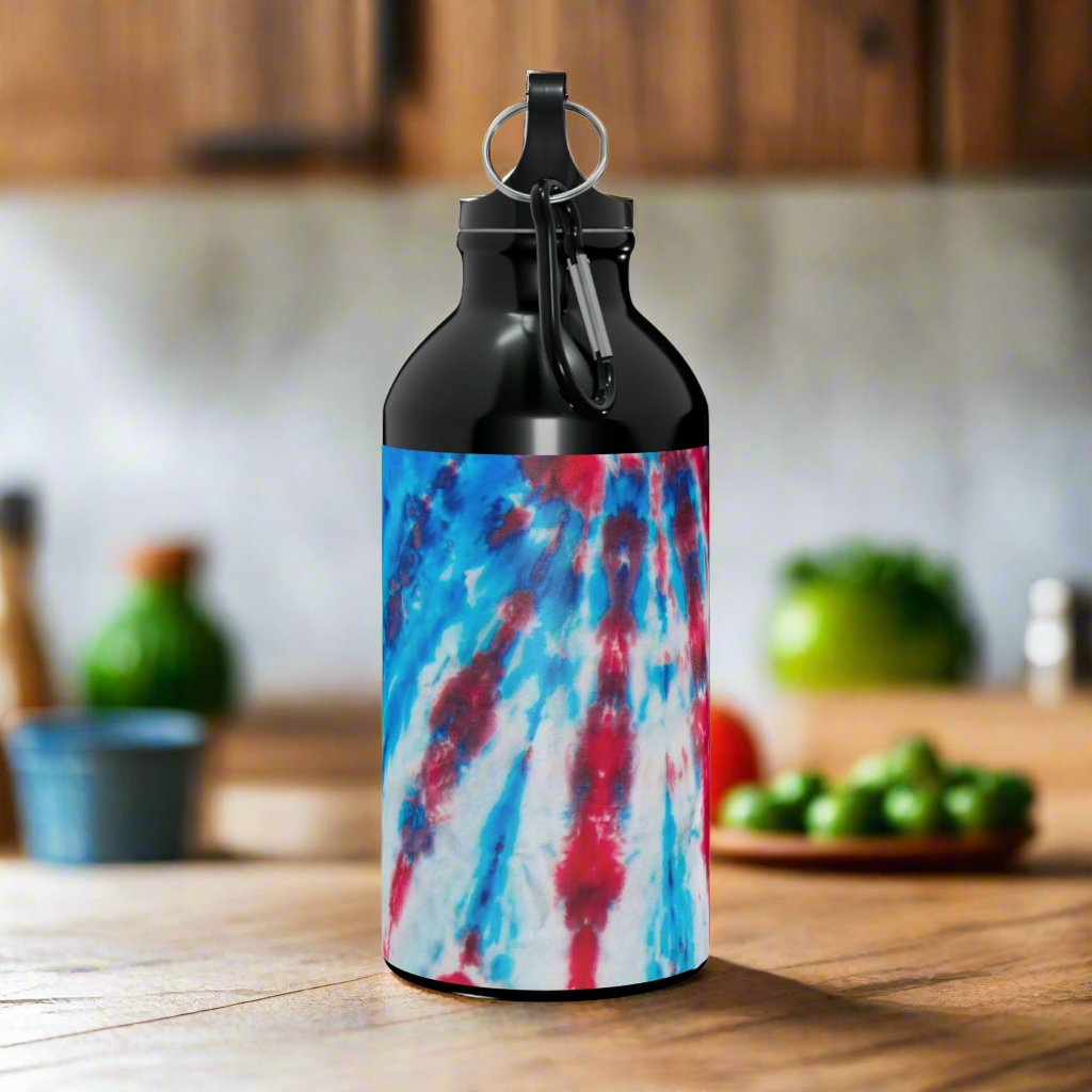 Red White Blue Tie Dye Oregon Sport Bottle