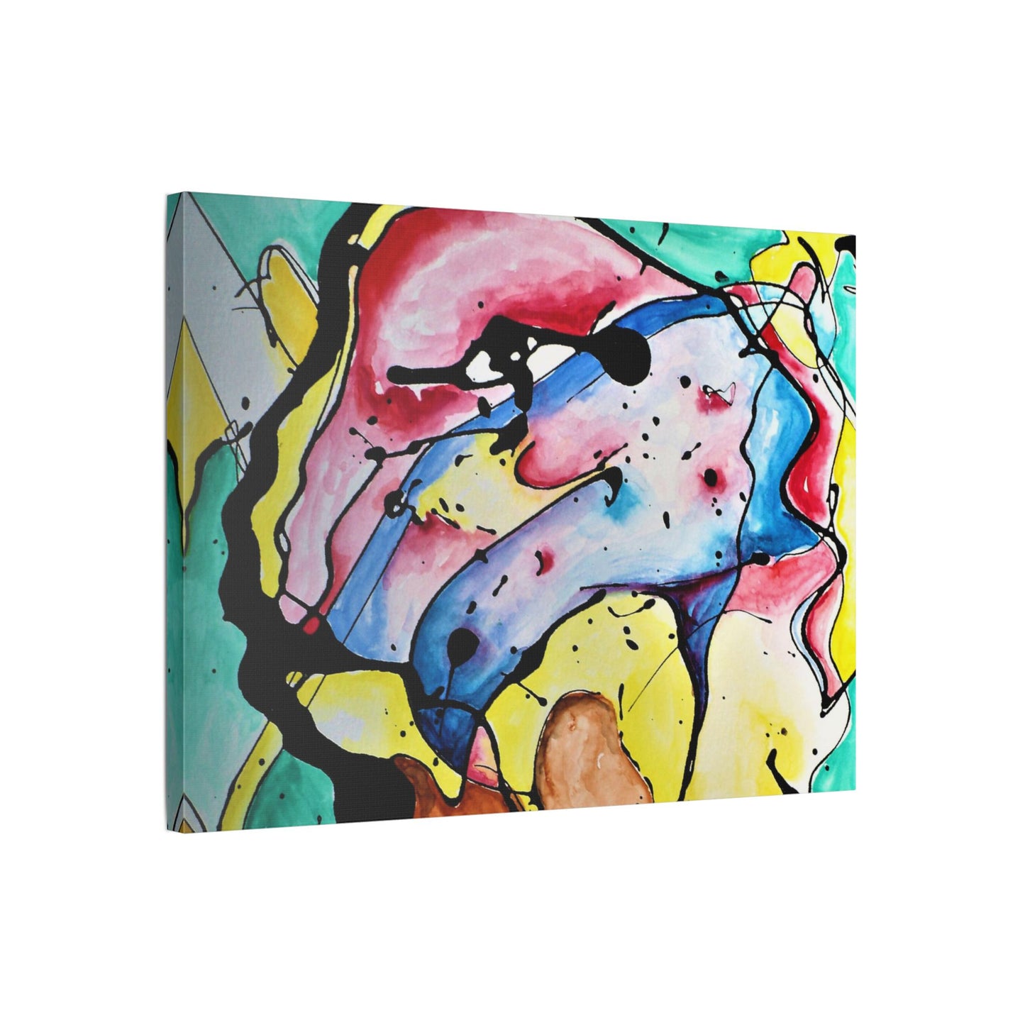 3rd Eye Sundae Satin Canvas Stretched - Kia Day Design