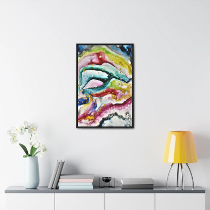 Cosmic Face Gallery Canvas Wraps, Vertical Frame