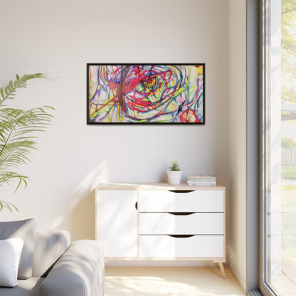The Eye Framed Art Print - Kia Day Design
