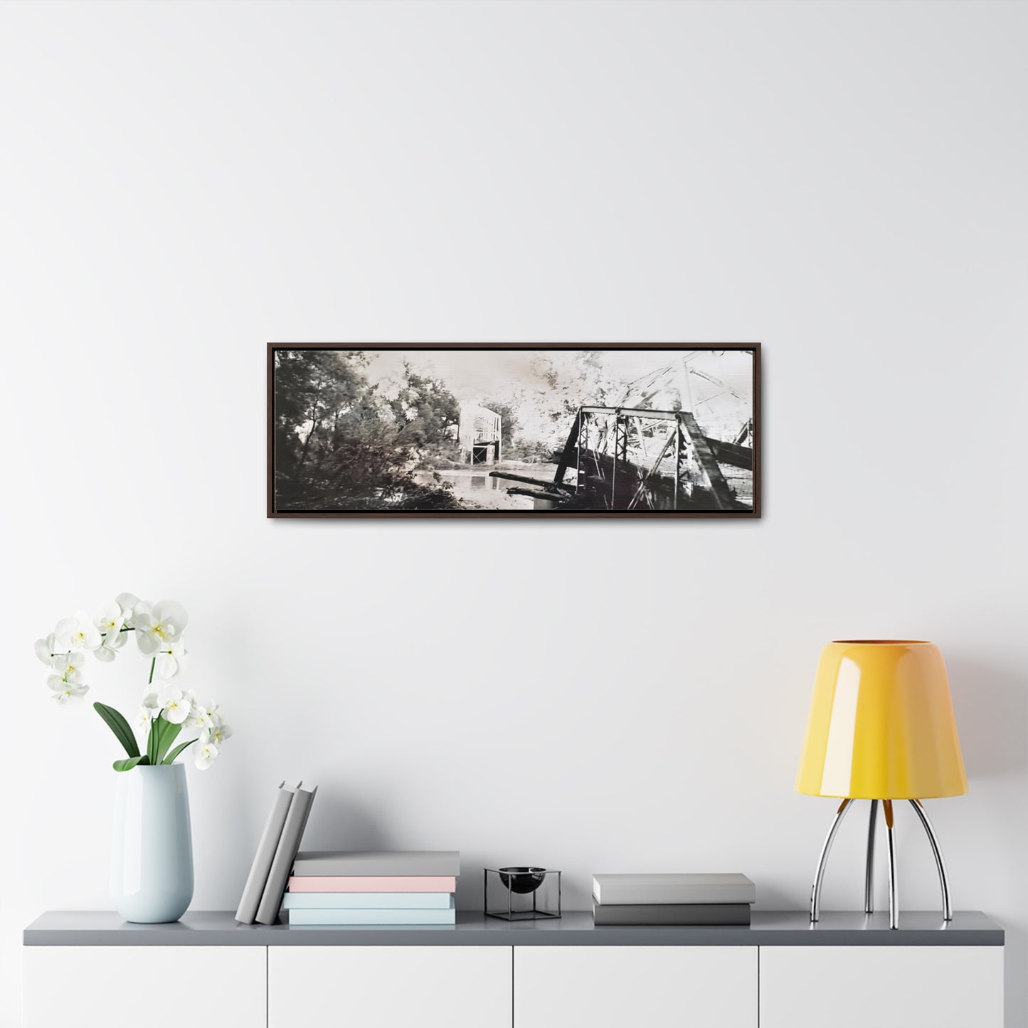 Bridge Gallery Canvas Wraps, Horizontal Frame