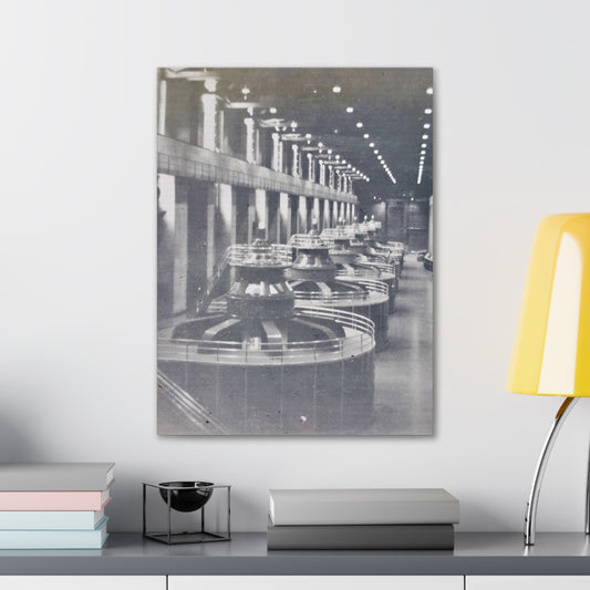 Boulder Dam Powerhouse Canvas Gallery Wraps