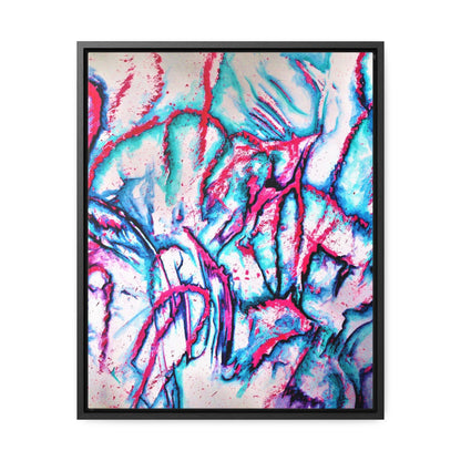 Pink Jellyfish Gallery Canvas Wraps, Vertical Frame 16″ x 20″ 1.25"