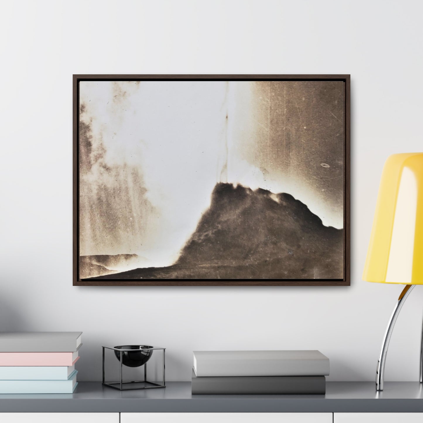 White Dome Geyser Yellowstone Gallery Canvas Wraps, Horizontal Frame