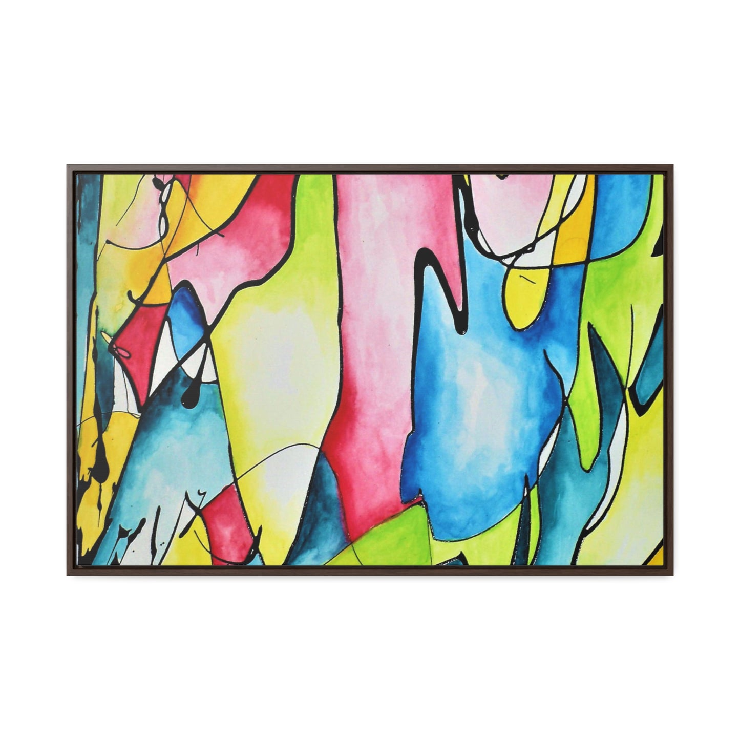 Blue Flame Gallery Canvas Wraps, Horizontal Frame