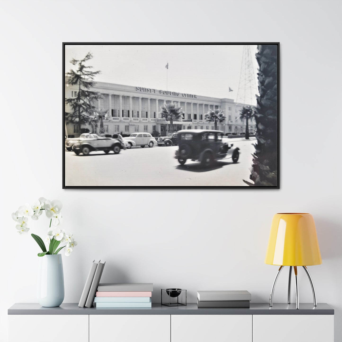 Sunset Bowling Center Largest in U.S 1939 Gallery Canvas Wraps, Horizontal Frame