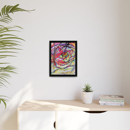 The Eye Framed Art Print - Kia Day Design