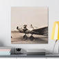 Refueling Mid-Contintent Chief Line Omaha Airport 1939 Canvas Gallery Wraps 24″ x 24″ 1.25"