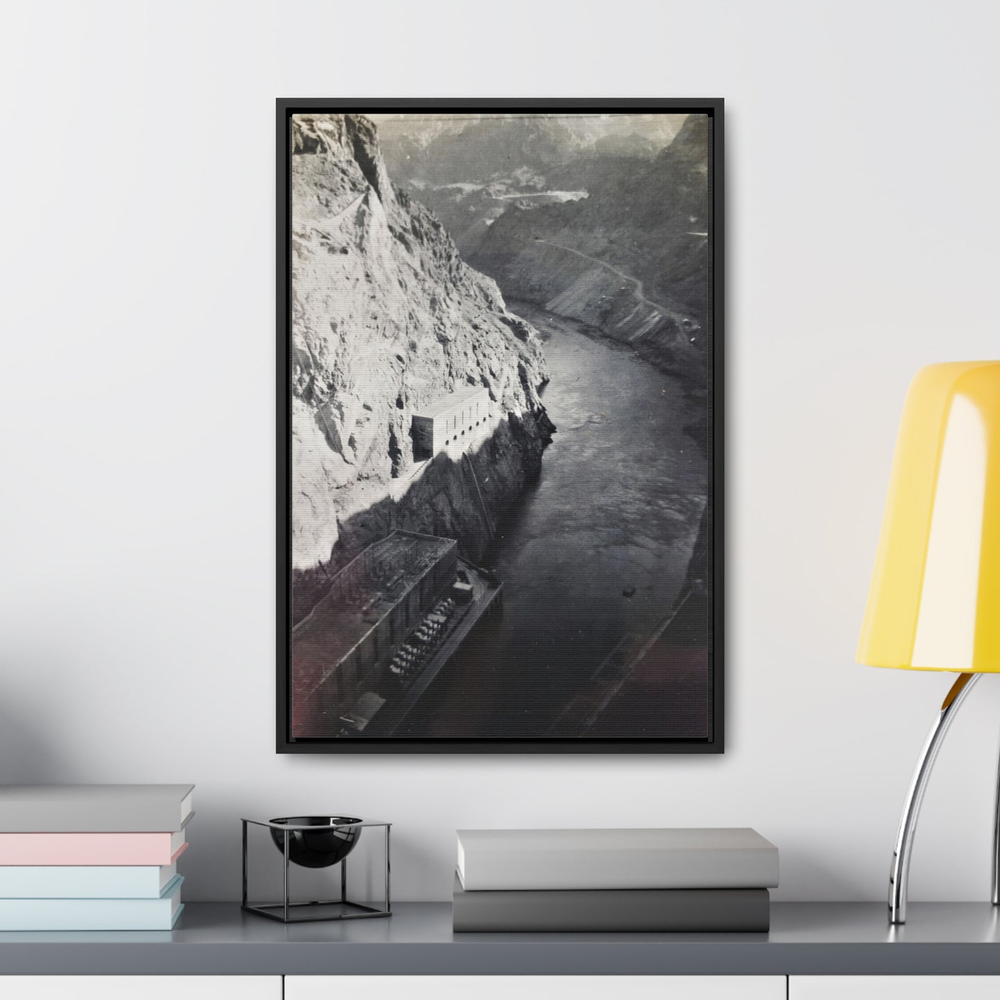 Boulder Dam Gallery Canvas Wraps, Vertical Frame