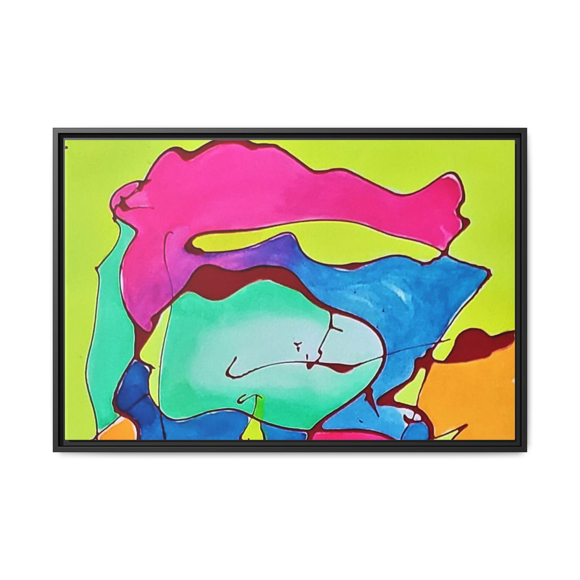 Kool Kid Matte Canvas Framed - Kia Day Design