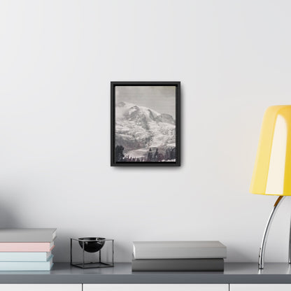 Mount Rainier Gallery Canvas Wraps Vertical Frame 8″ x 10″ Premium Gallery Wraps (1.25″) Black