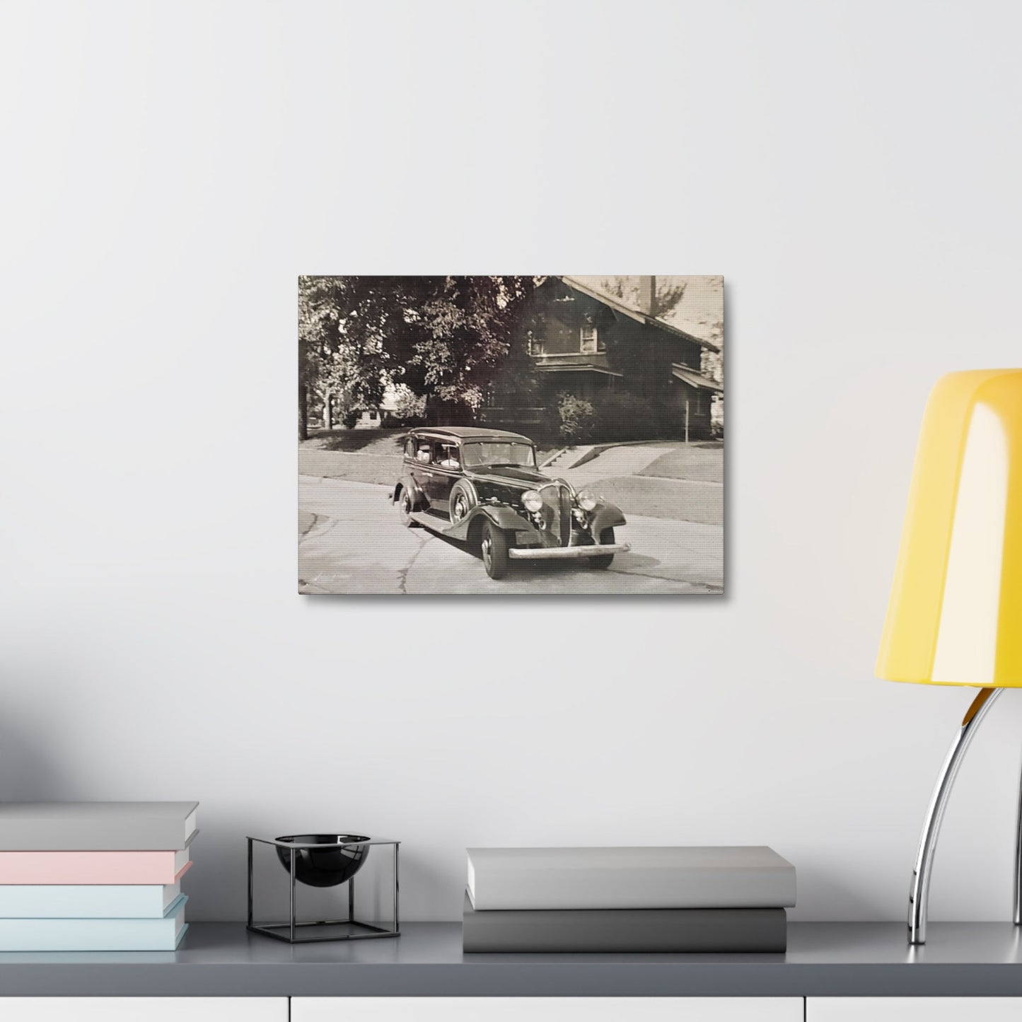 Classic Car Stretched Canvas 1.5" 16″ x 12″