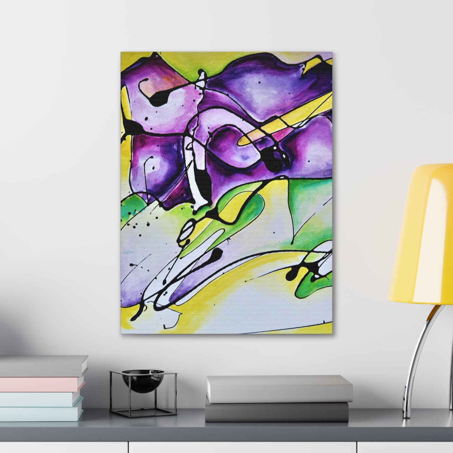 Purple Mountains Canvas Gallery Wraps