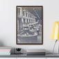 Boulder Dam Powerhouse Gallery Canvas Wraps Vertical Frame 16″ x 24″ 1.25" Walnut