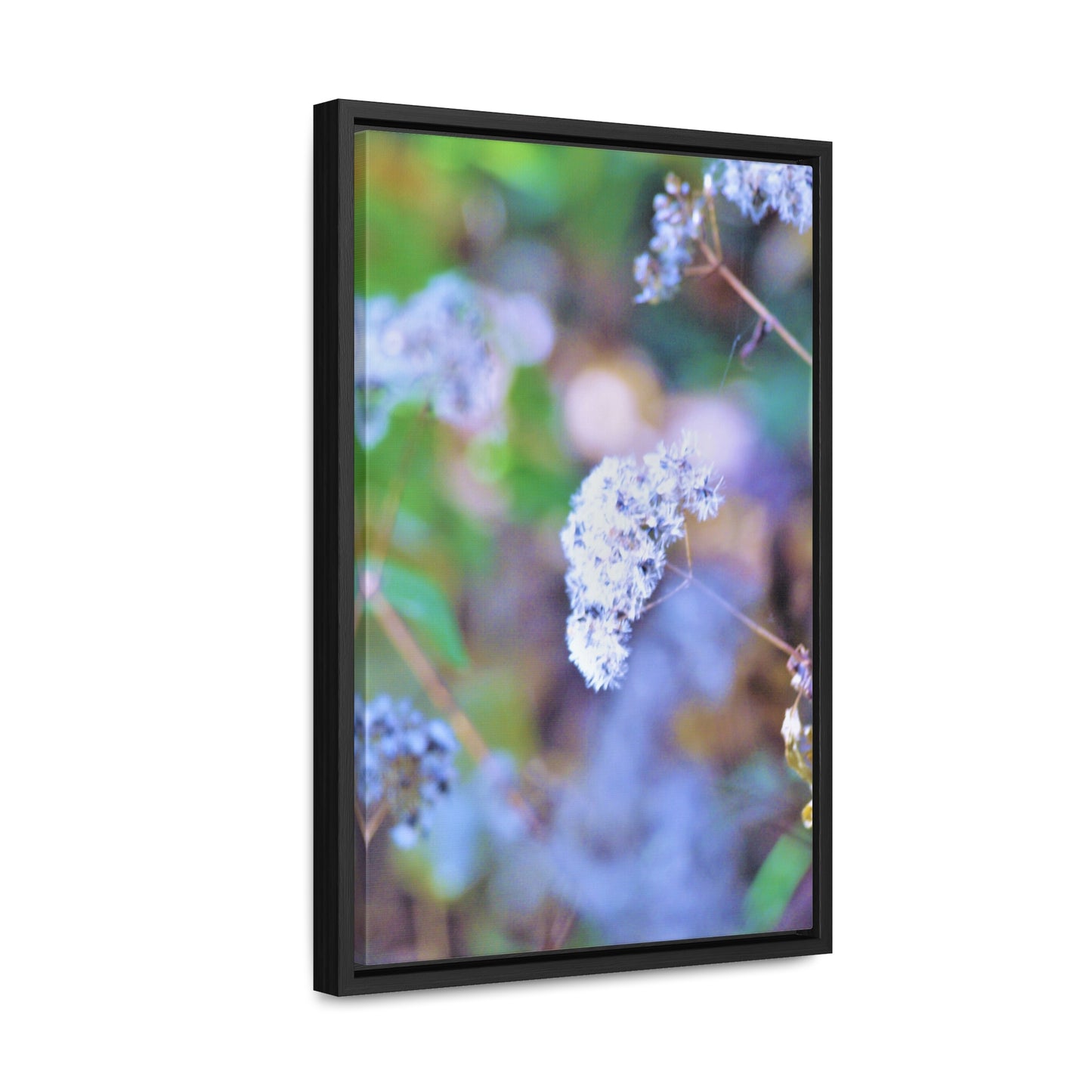 Macro Blue Gallery Canvas Wraps, Vertical Frame