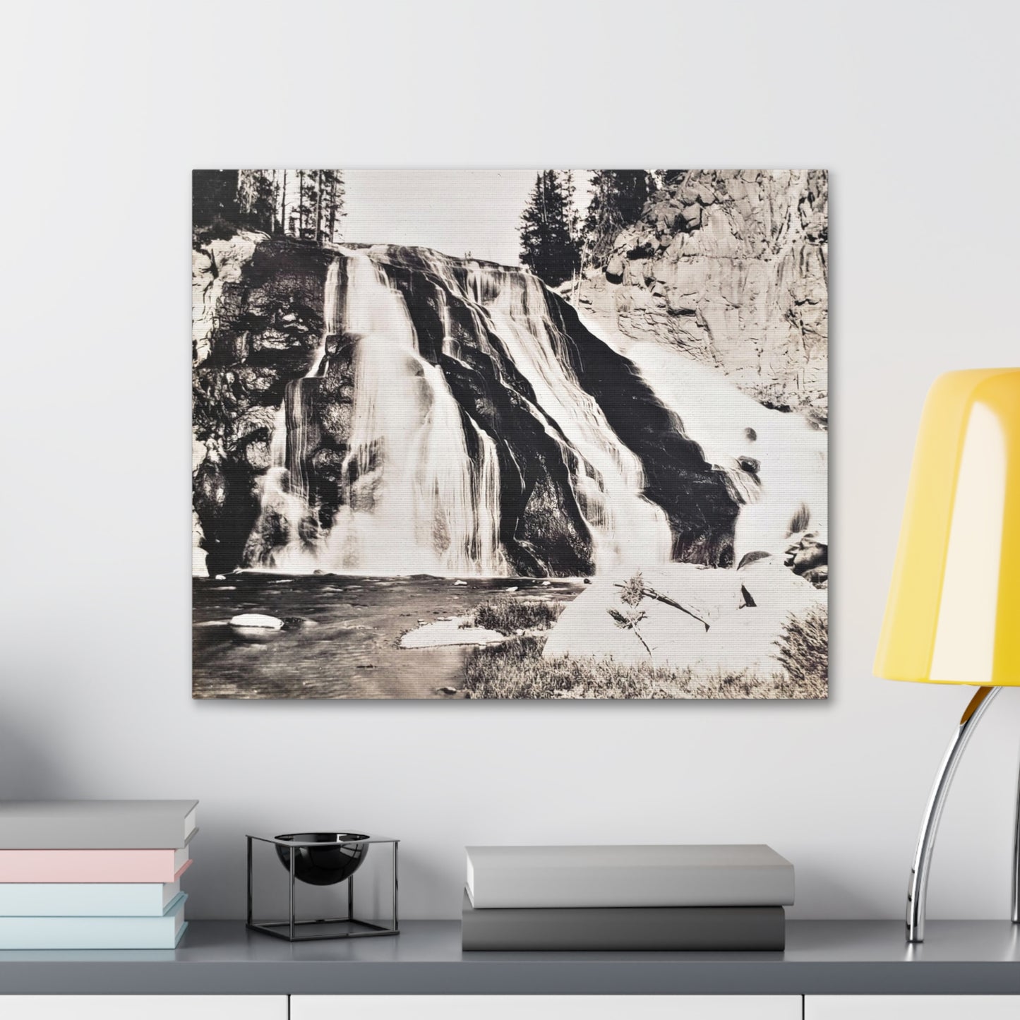 Gibbon Falls Yellowstone Canvas Gallery Wraps