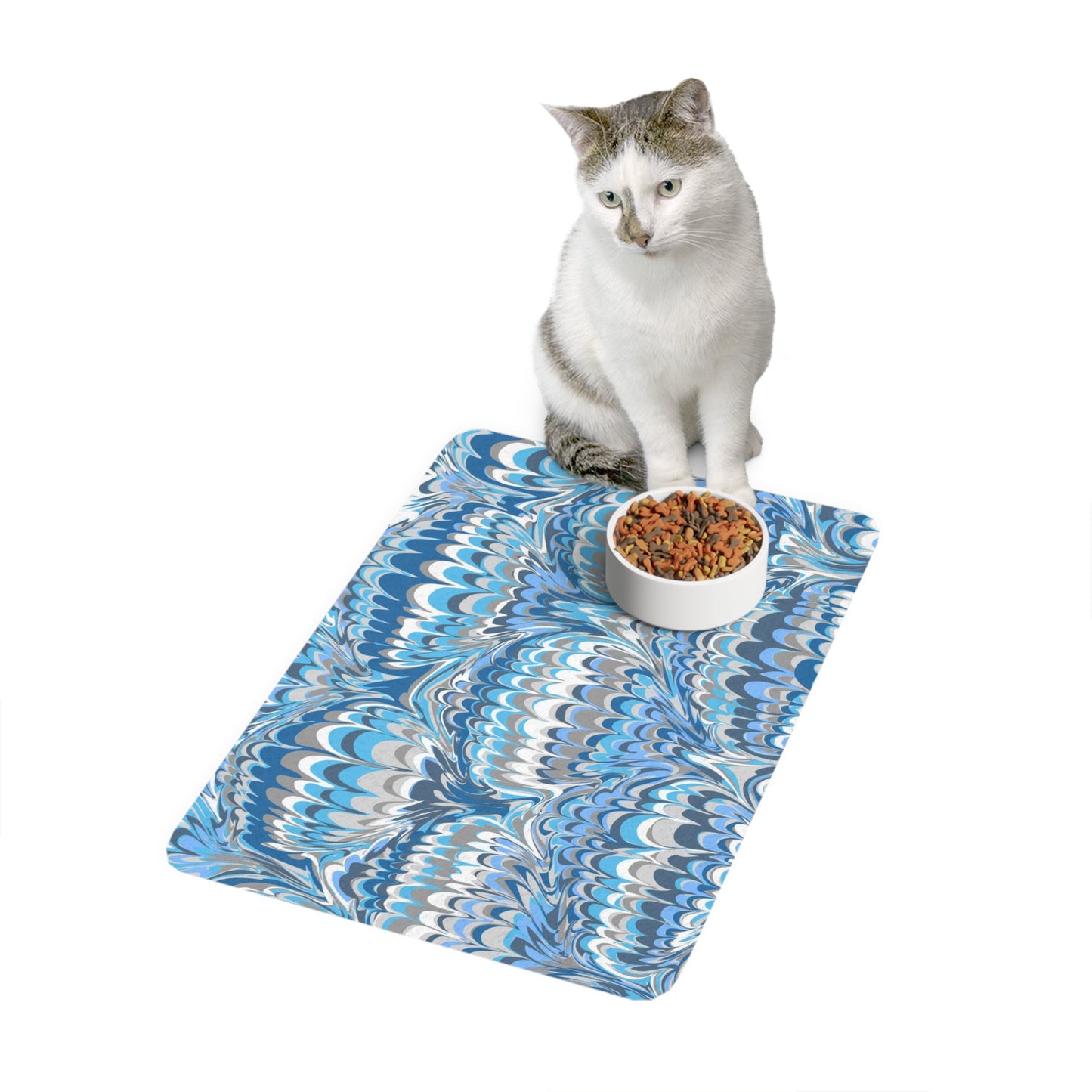 Blue Marble Pet Food Mat (12x18)