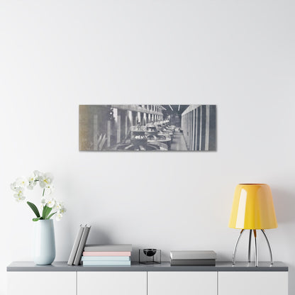 Boulder Dam Powerhouse Canvas Gallery Wraps 36″ x 12″ 1.25"